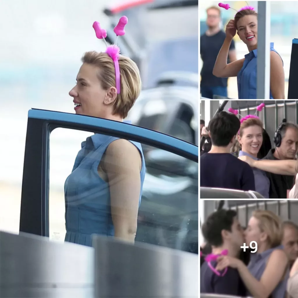 “Scarlett Johansson’s Latest Fashion Statement: Fluffy Se*to* Headband Takes the Spotlight”